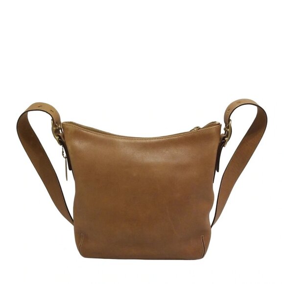 Auth COACH - 9328 Brown Leather Shoulder Bag - Picture 3 of 8
